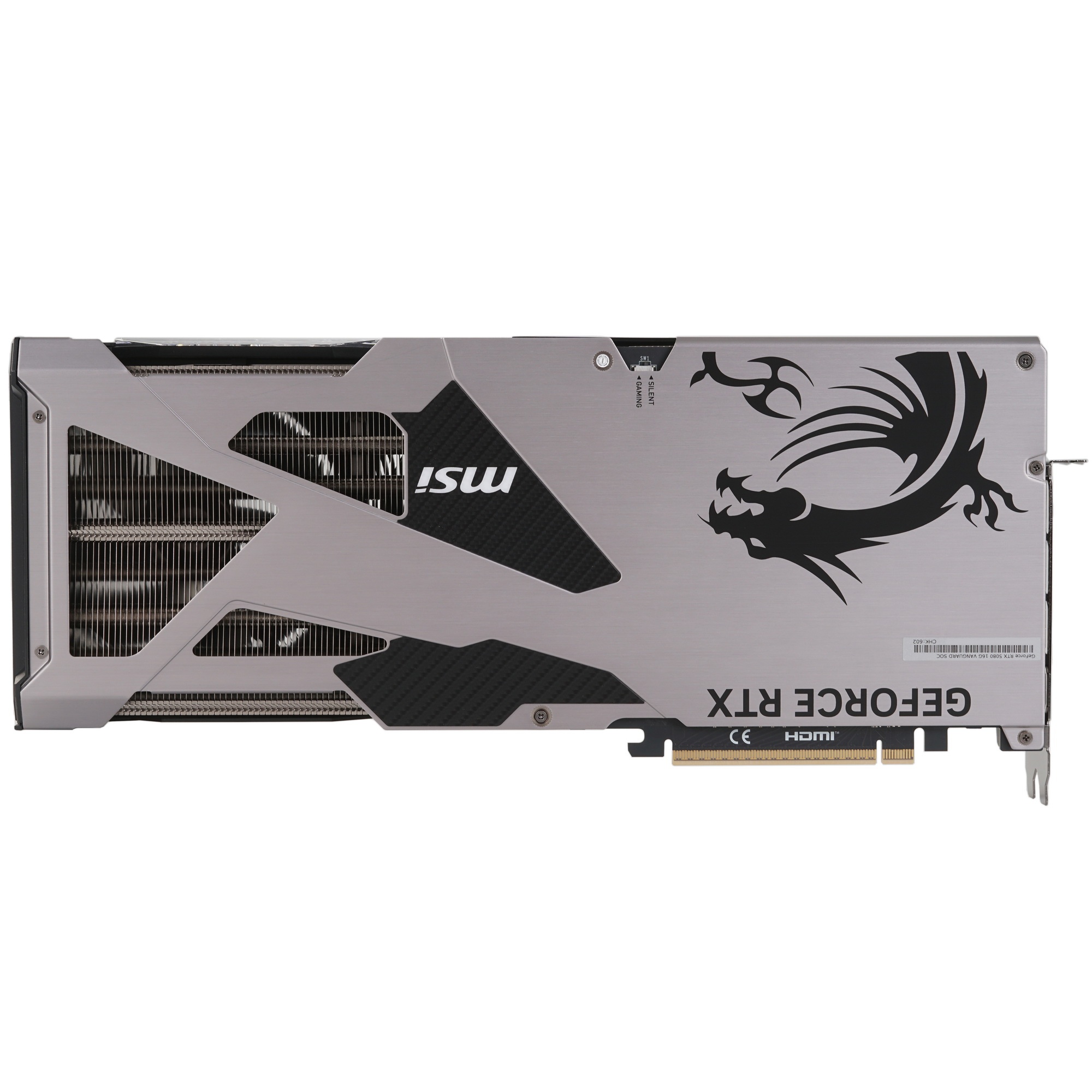 Видеокарта MSI NVIDIA GeForce RTX 5080 16Gb PCI-E RTX 5080 16GB VANGUARD SOC 256bit GDDR7 2730/30000