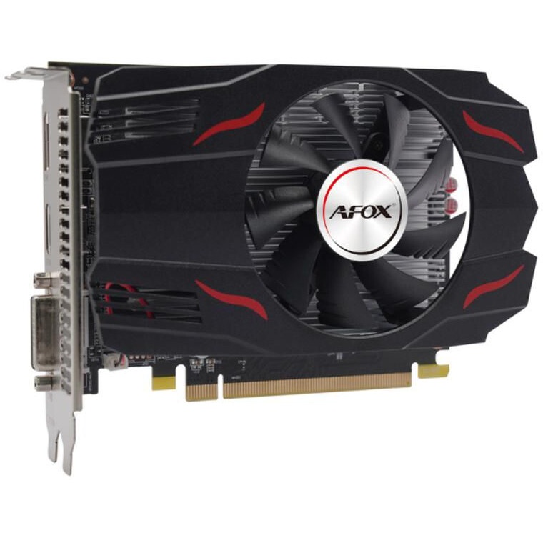 Видеокарта Afox RX550 4GB GDDR5 128bit DVI DP HDMI 1FAN RTL