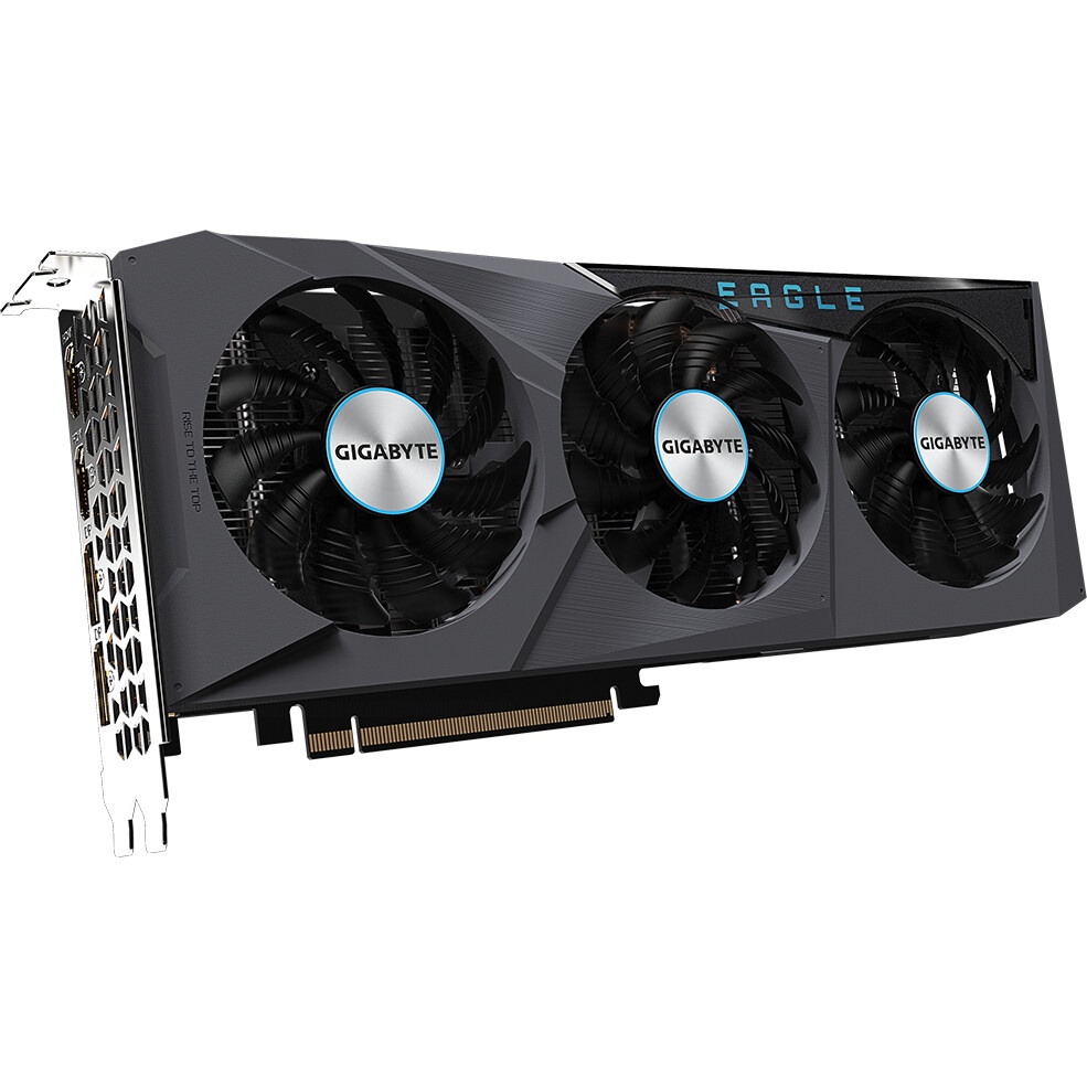 Видеокарта Gigabyte GV-R66EAGLE-8GD AMD Radeon RX 6600 8Gb 128bit GDDR6 2044/14000 HDMIx2 DPx2 HDCP