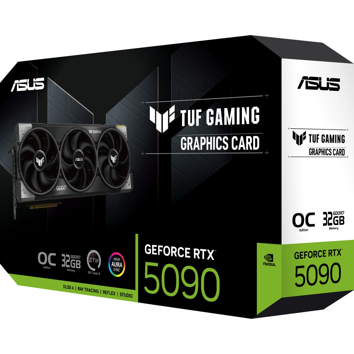 Видеокарта Asus GeForce RTX5090 TUF Gaming OC 32GB GDDR7 DLSS4 (90YV0LY0-M0NA00)