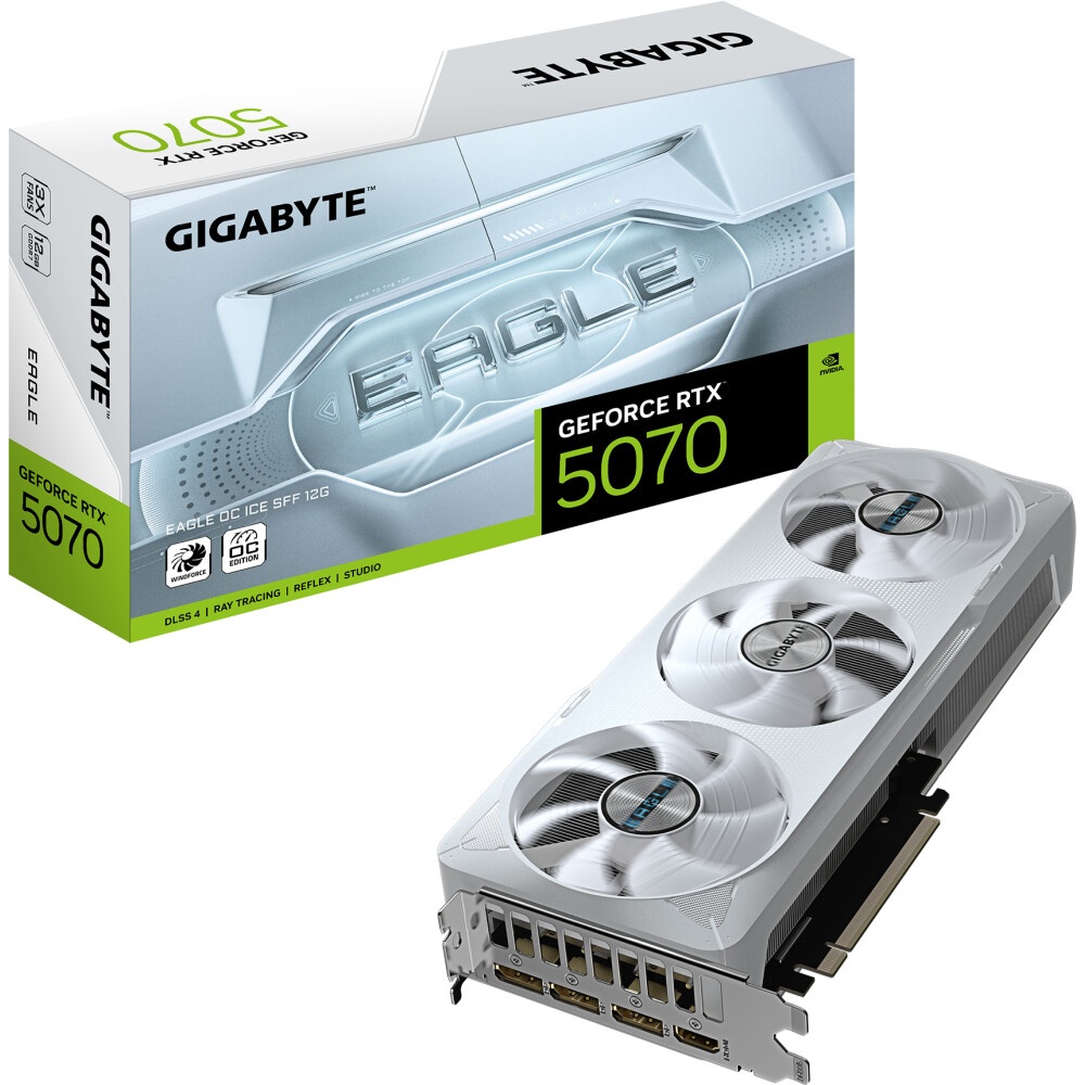 Видеокарта Gigabyte RTX5070 AERO 12GB GDDR7 192bit 3xDP HDMI 3FAN RTL