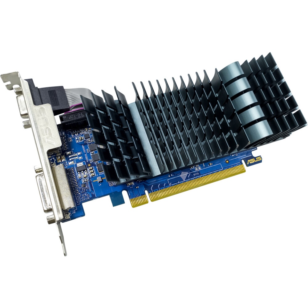 Видеокарта Asus PCI-E GT710-SL-2GD3-BRK-EVO NVIDIA GeForce GT 710 2048Mb 64 DDR3 954/5012 DVIx1 HDMI