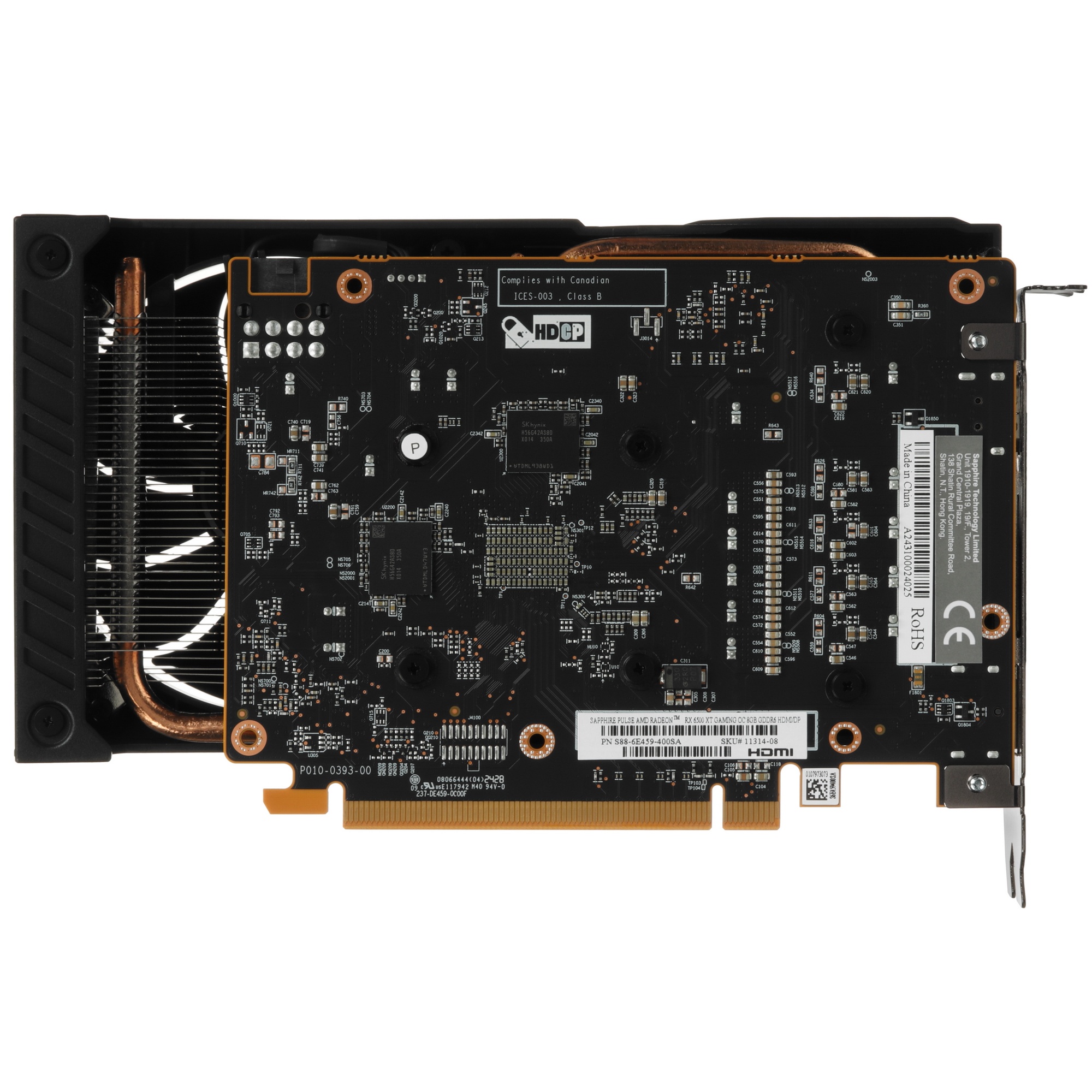 Видеокарта Sapphire AMD Radeon RX 6500 XT PULSE OC