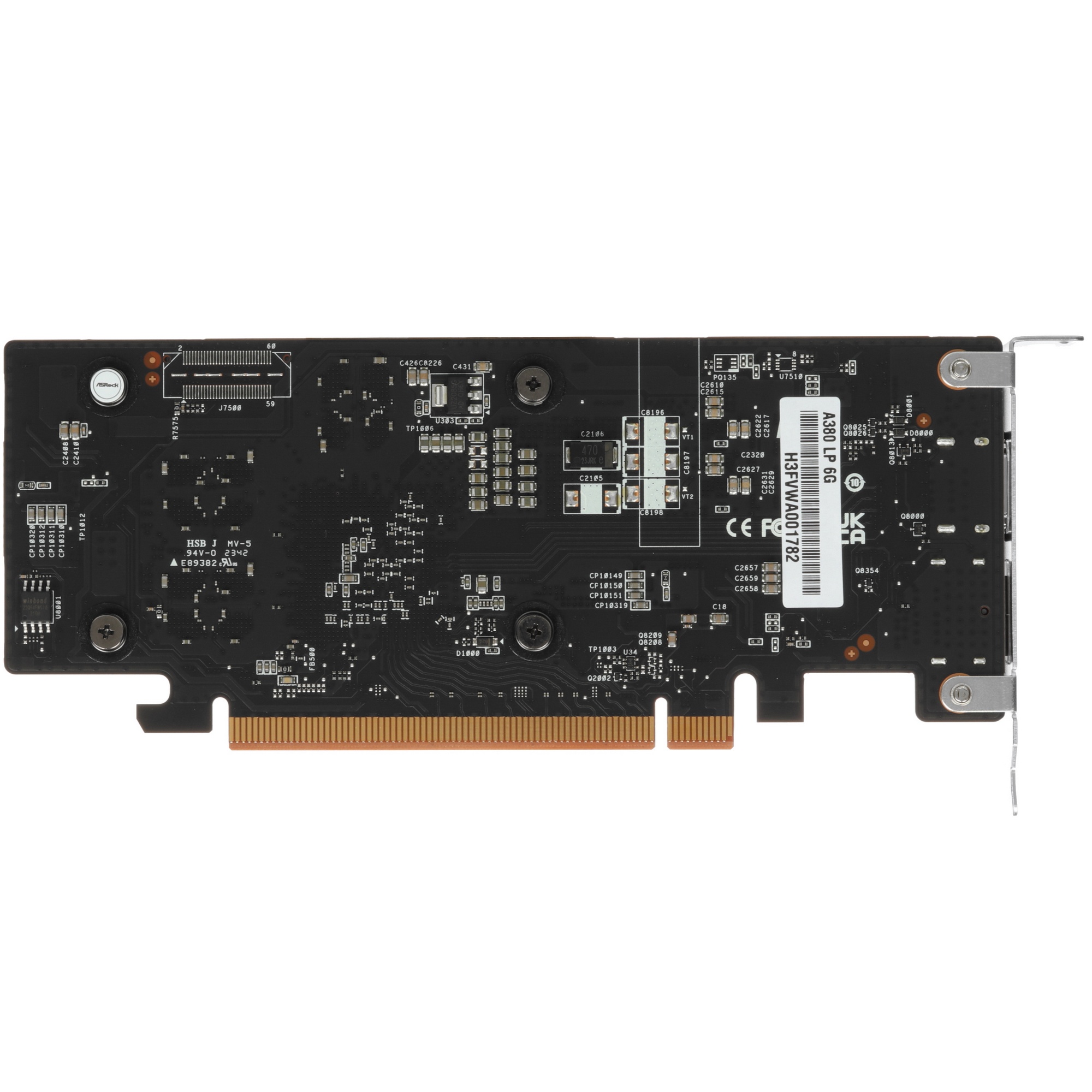 Видеокарта ASRock Intel Arc A380 Low Profile 6GB RTL