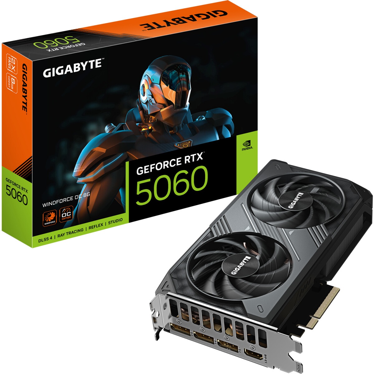 Видеокарта MAXSUN MS-RTX5060 TRB 8G T0 GeForce RTX 5060 8Gb DDR7 128 bit 3*DP/HDMI 2FAN RTL