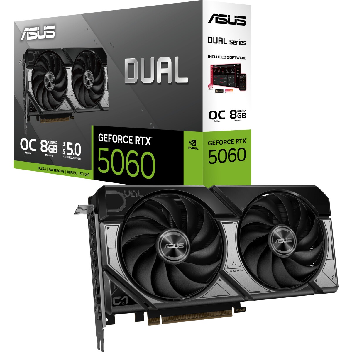 Видеокарта MAXSUN MS-RTX5060 TRB 8G T0 GeForce RTX 5060 8Gb DDR7 128 bit 3*DP/HDMI 2FAN RTL