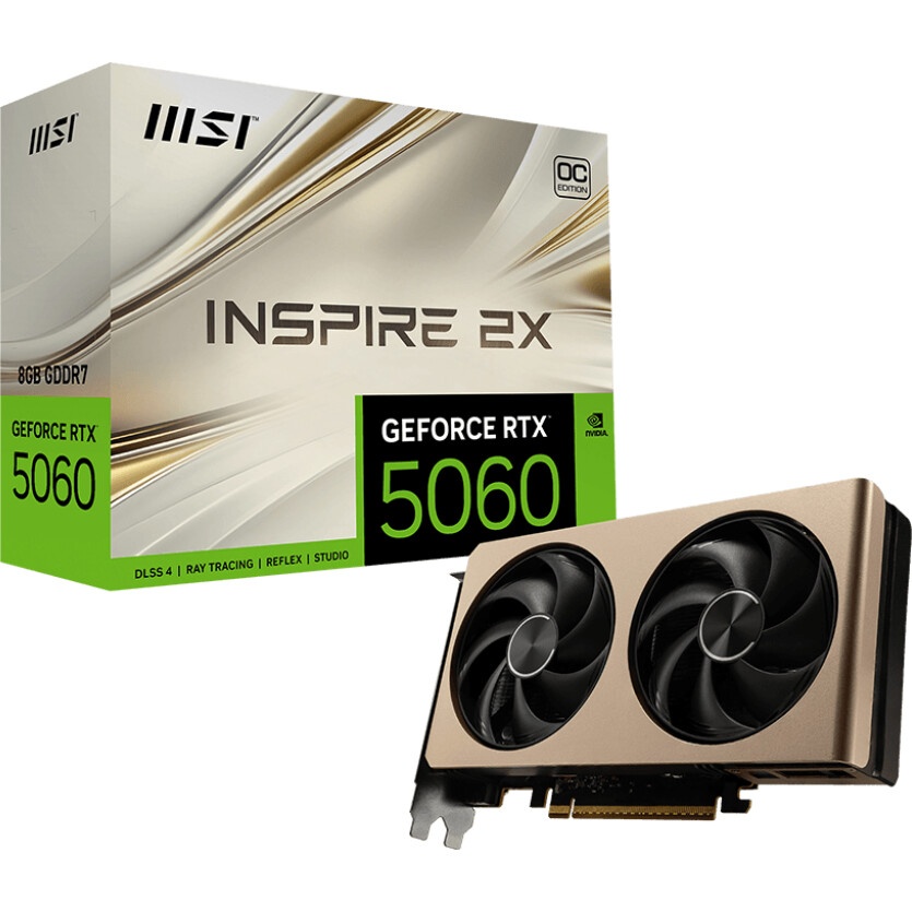 Видеокарта MAXSUN MS-RTX5060 TRB 8G T0 GeForce RTX 5060 8Gb DDR7 128 bit 3*DP/HDMI 2FAN RTL