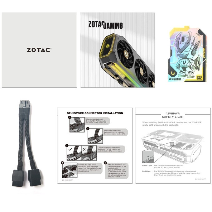 Видеокарта Zotac RTX5070 TWIN EDGE OC WHITE ED 12GB GDDR7 192bit 3xDP HDMI 2FAN PREMIUM PACK