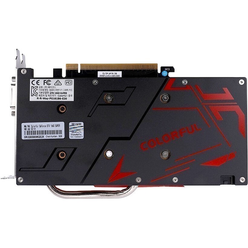 Видеокарта Colorful GTX 1660S NB 6G V2-V 6GB GDDR6 192bit DVI HDMI DP {10} (592334)