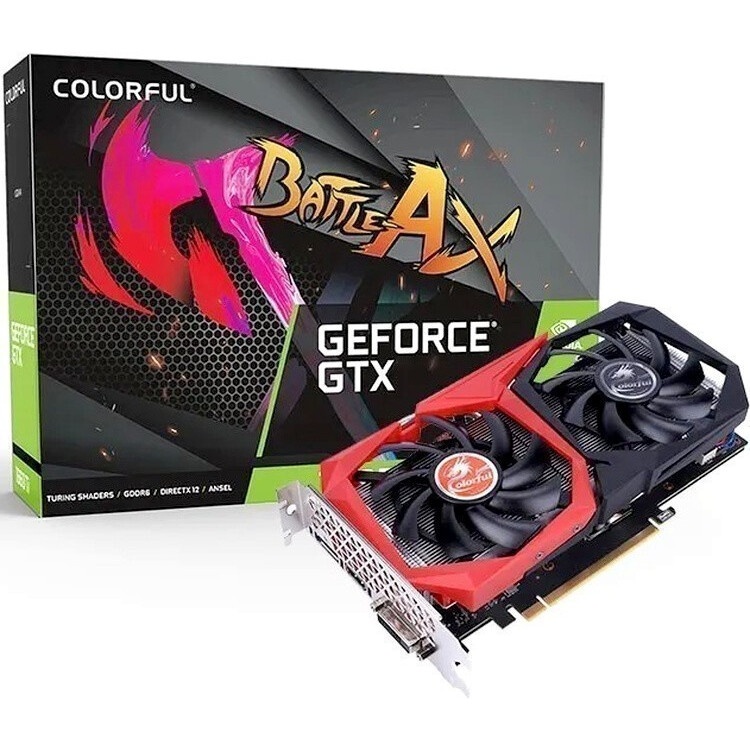 Видеокарта Colorful GTX 1660S NB 6G V2-V 6GB GDDR6 192bit DVI HDMI DP {10} (592334)
