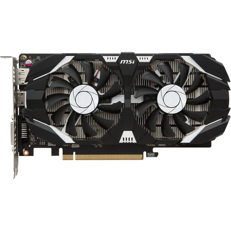Видеокарта PCIE16 GTX1050TI 4GB GDDR5 GTX 1050 TI 4GT OCV1 MSI