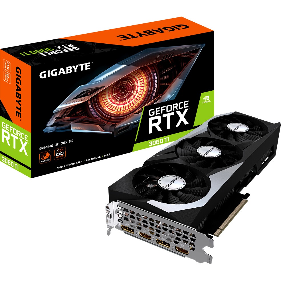 Видеокарта Gigabyte N306TXGAMING OC-8GD PCIE16 256 GDDR6X 1665/19000 HDMIx2 DPx2 HDCP
