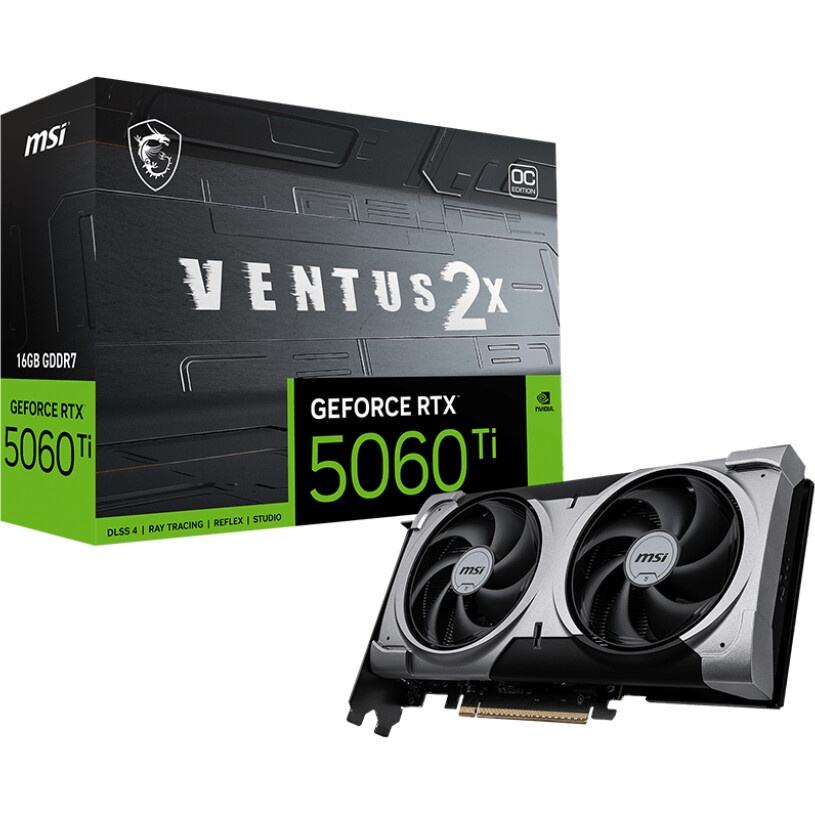 Видеокарта MSI GeForce RTX 5060 Ti 16G GAMING TRIO OC WHITE