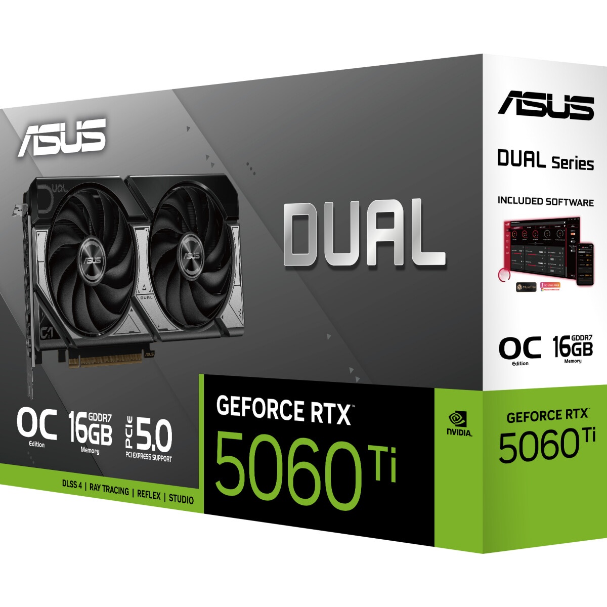 Видеокарта MSI GeForce RTX 5060 Ti 16G GAMING TRIO OC WHITE