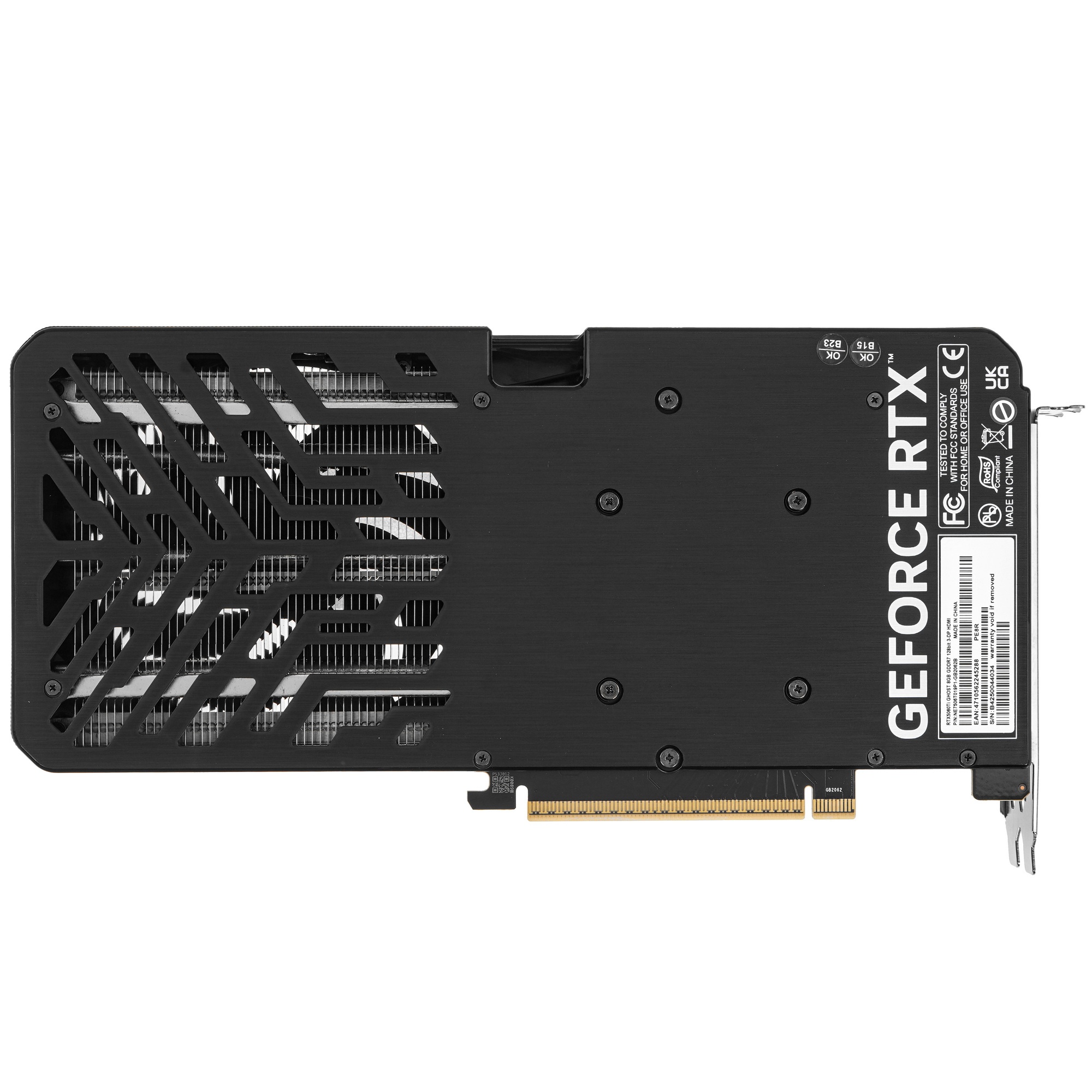 Видеокарта Gainward RTX5060Ti GHOST 8GB GDDR7 128bit 3xDP HDMI 2FAN RTL
