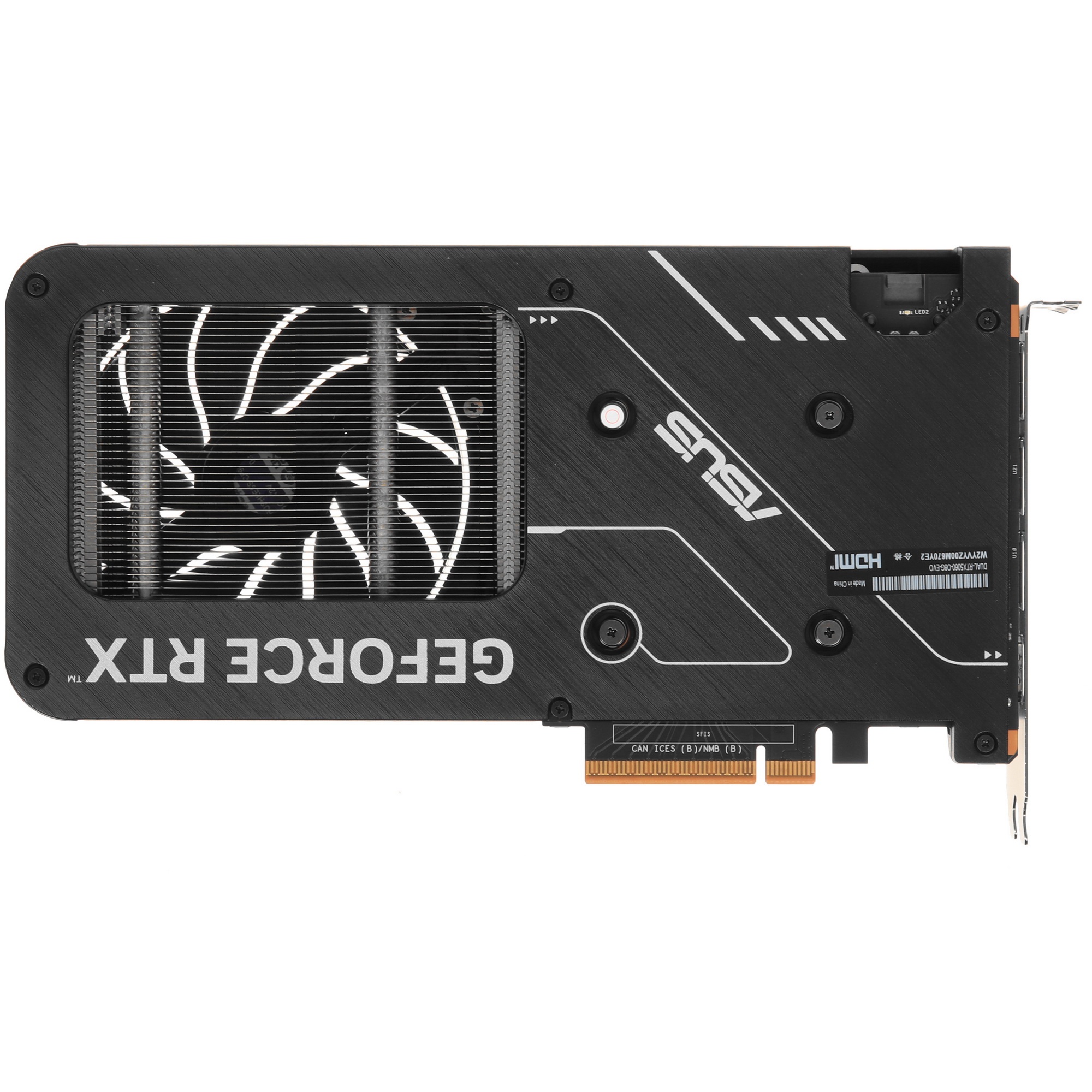 Видеокарта ASUS RTX5060 DUAL EVO OC 8GB GDDR7 128bit 3xDP HDMI 2FAN RTL (DUAL-RTX5060-O8G-EVO)
