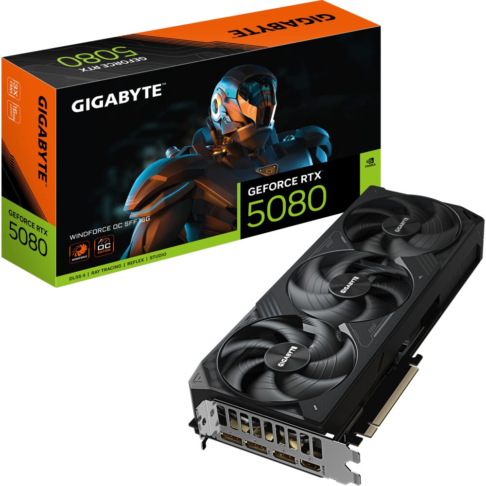 Видеокарта MAXSUN MS-RTX5080 iCraft OC16G AIGA Plus RTX5080 HDMI, 3*DP, 16G, D7