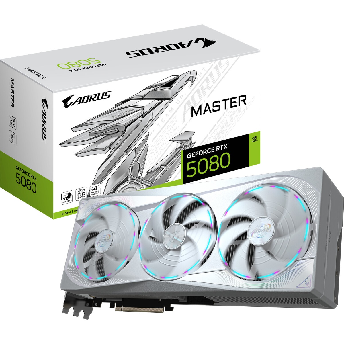 Видеокарта MAXSUN MS-RTX5080 iCraft OC16G AIGA Plus RTX5080 HDMI, 3*DP, 16G, D7