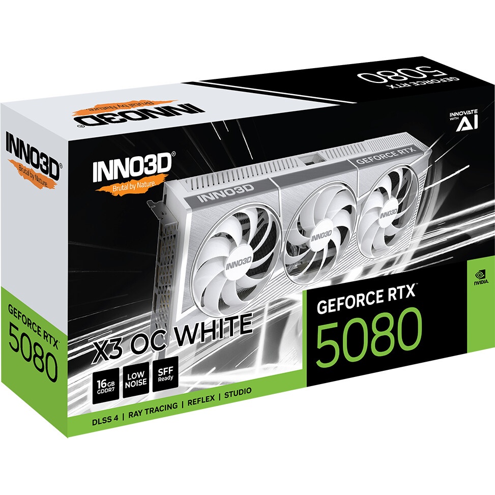 Видеокарта MAXSUN MS-RTX5080 iCraft OC16G AIGA Plus RTX5080 HDMI, 3*DP, 16G, D7