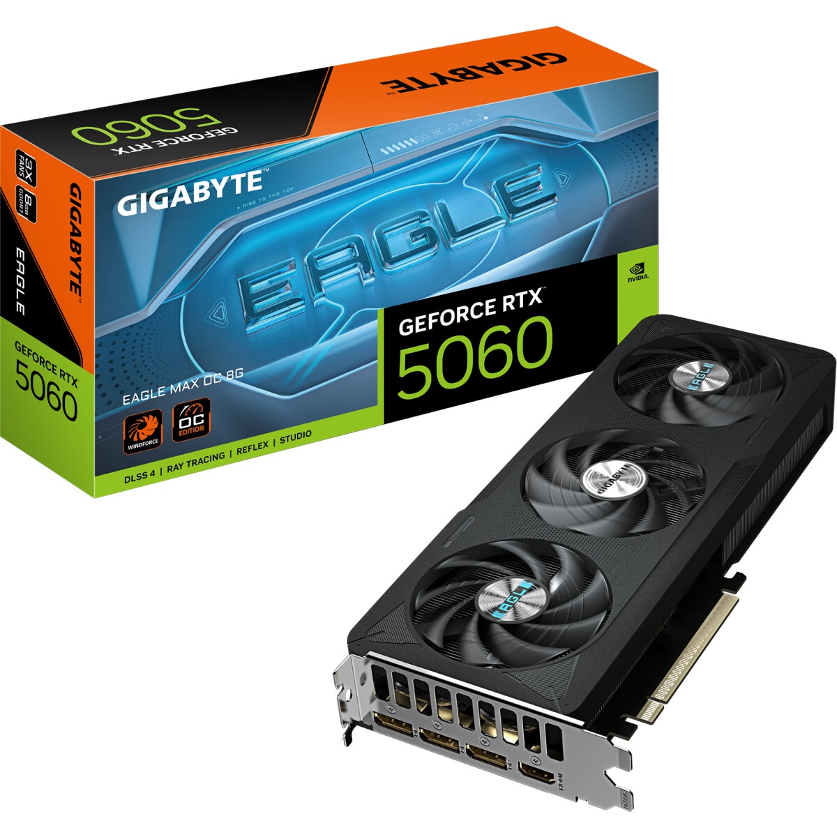 Видеокарта MAXSUN MS-RTX5060 iCraft OC8G AIGA Classic RTX5060 HDMI, 3*DP, 8G, D7