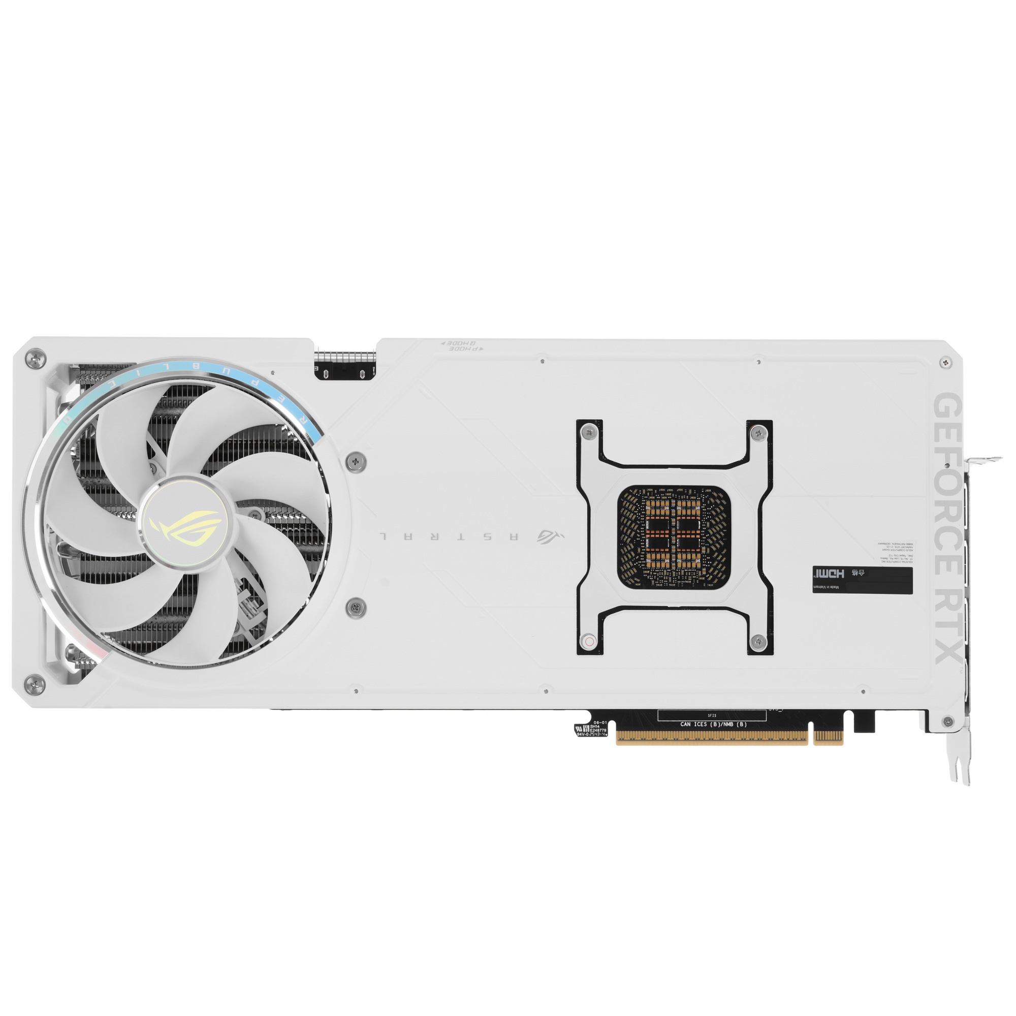 Видеокарта Asus GeForce RTX 5090 32Gb GDDR7 ROG-Astral-RTX5090-O32G-White (90YV0LWA-M0NA00)