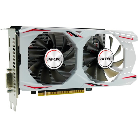 Видеокарта AFOX RTX1050 Ti 4Gb GDDR5 128bit HDMI DP DVI 2FAN RTL (AF1050TI-4096D5H5-V10) AFOX