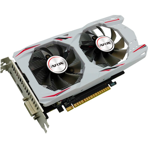 Видеокарта AFOX RTX1050 Ti 4Gb GDDR5 128bit HDMI DP DVI 2FAN RTL (AF1050TI-4096D5H5-V10) AFOX