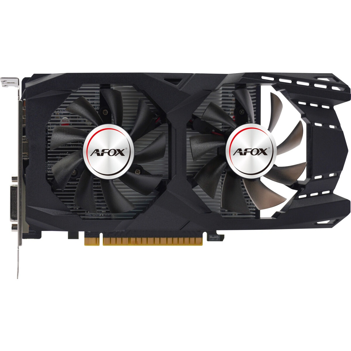 Видеокарта AFOX RTX1050 Ti 4Gb GDDR5 128bit HDMI DP DVI 2FAN RTL (AF1050TI-4096D5H5-V10) AFOX