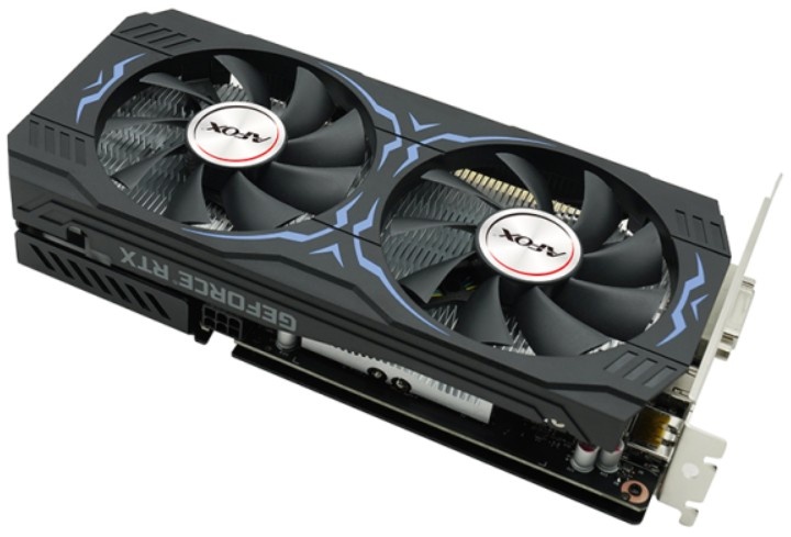 Видеокарта AFOX NVIDIA GeForce RTX 3050 8 Гб GDDR6 (AF3050-8GD6H2-V2) 128bit PCIE 4.0 1*DVI 1*HDMI 1