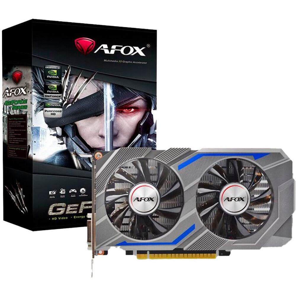 Видеокарта AFOX GTX1650 4Gb GDDR6 128bit DP DVI HDMI 2FAN (AF1650-4096D6H3-V8) AFOX