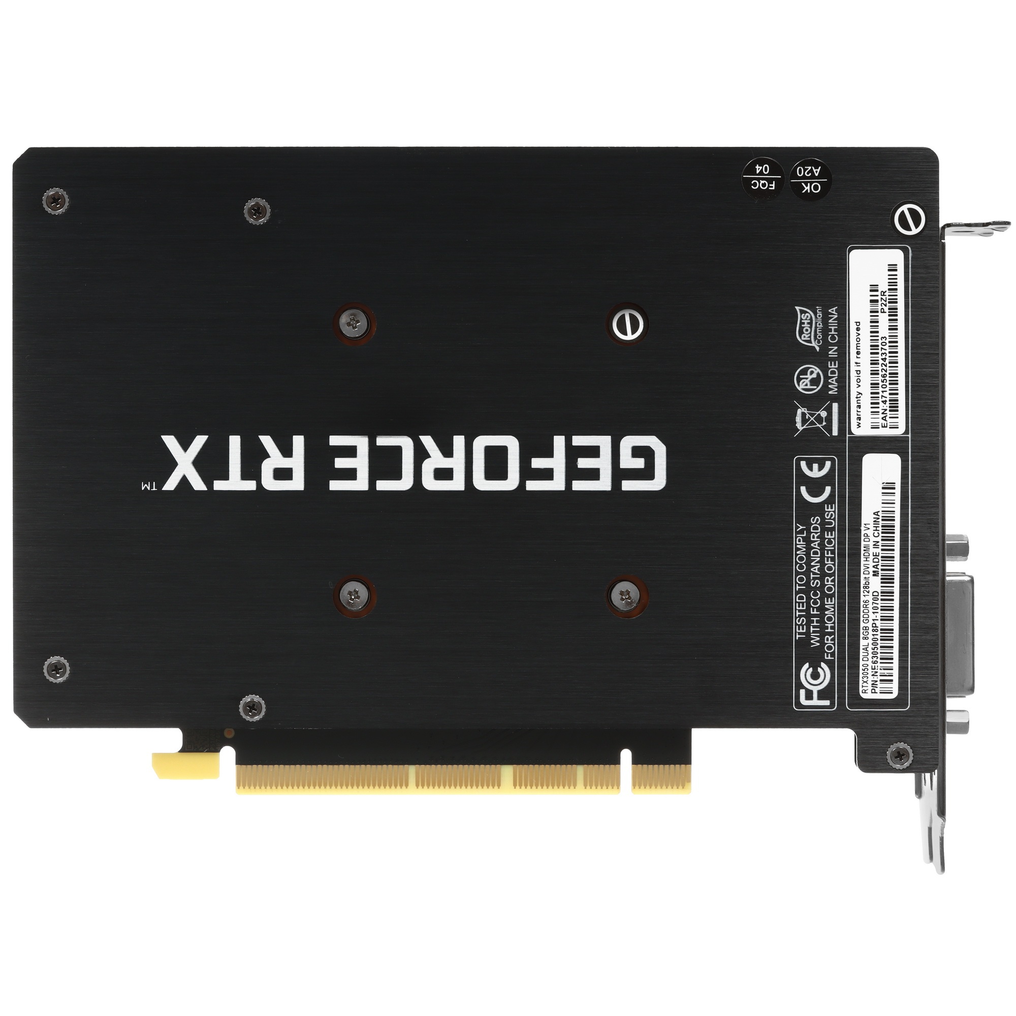 Видеокарта Palit RTX3050 DUAL 8G V1 (NE63050018P1-1070D V1) RTL