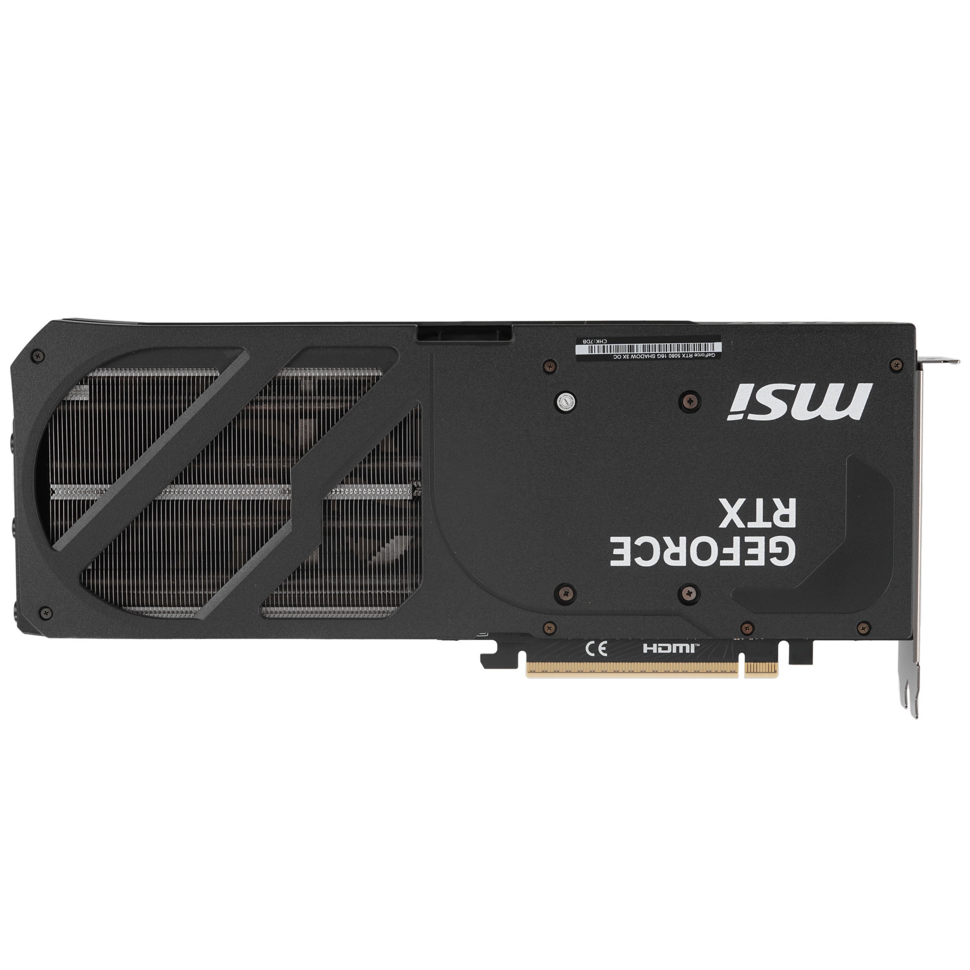 Видеокарта MSI RTX5080 SHADOW 3X OC 16GB GDDR7 256bit 3xDP HDMI 3FAN RTL