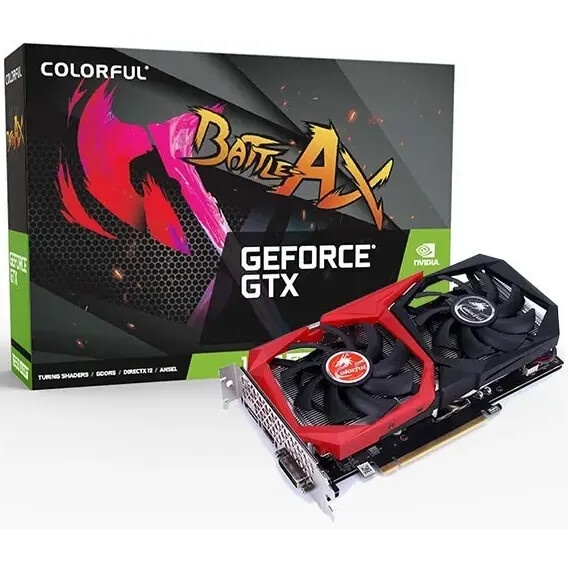 Видеокарта Colorful GTX 1650 EX 4GD6-V 4GB GDDR6 128bit DVI PD HDMI 2FAN RTL