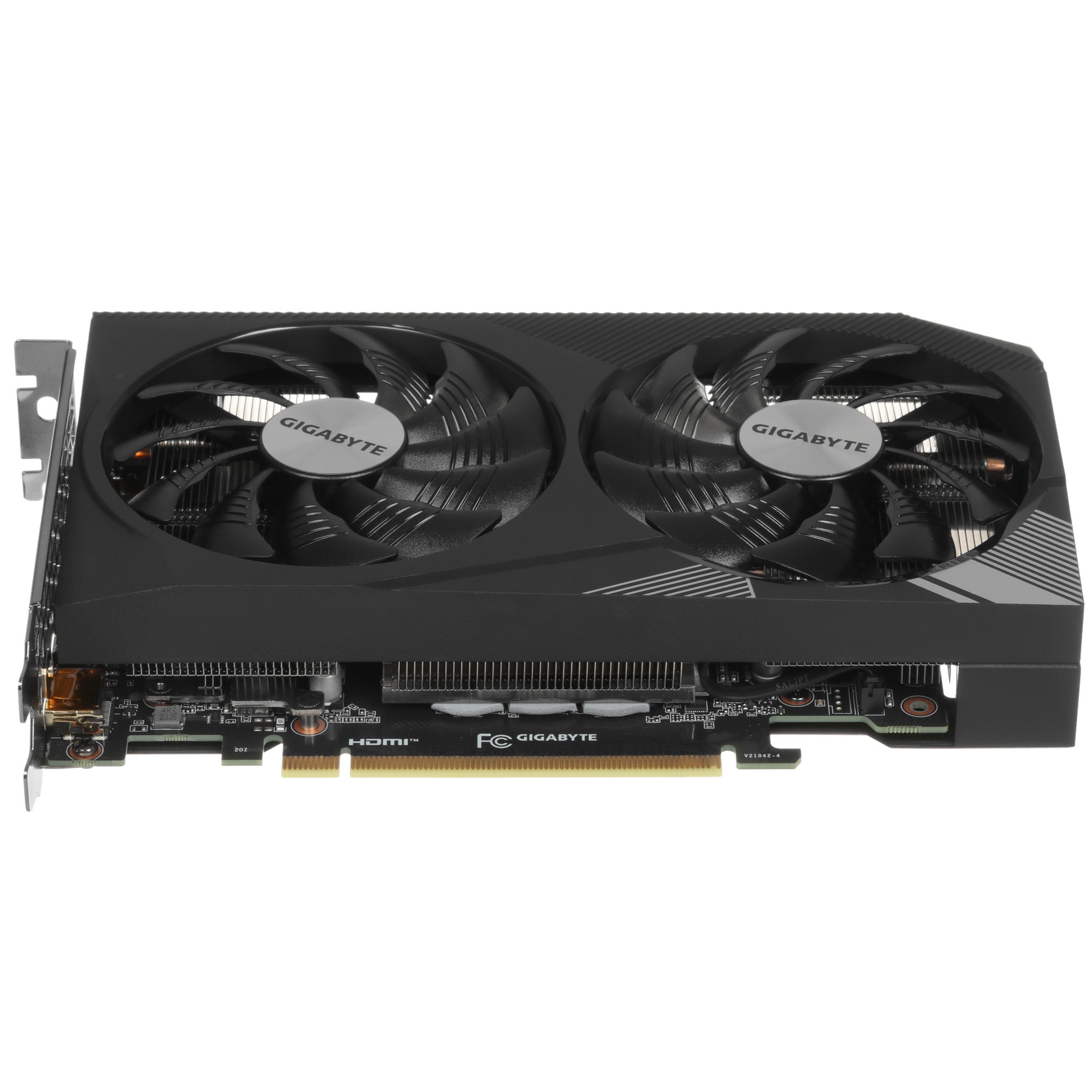 Видеокарта Gigabyte GV-N3060WF2OC-12GD (V2.0) PCIE16 12288Mb 192 GDDR6 1792/15000 HDMIx2 DPx2 HDCP R