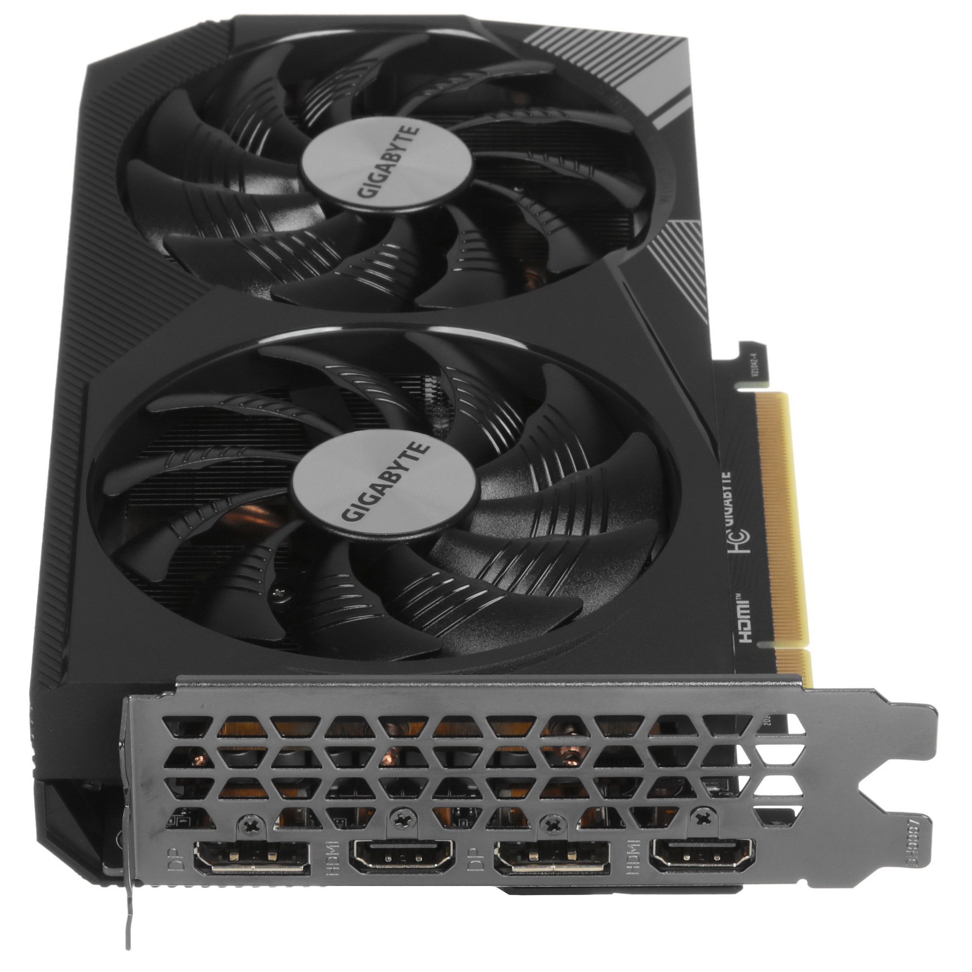 Видеокарта Gigabyte GV-N3060WF2OC-12GD (V2.0) PCIE16 12288Mb 192 GDDR6 1792/15000 HDMIx2 DPx2 HDCP R