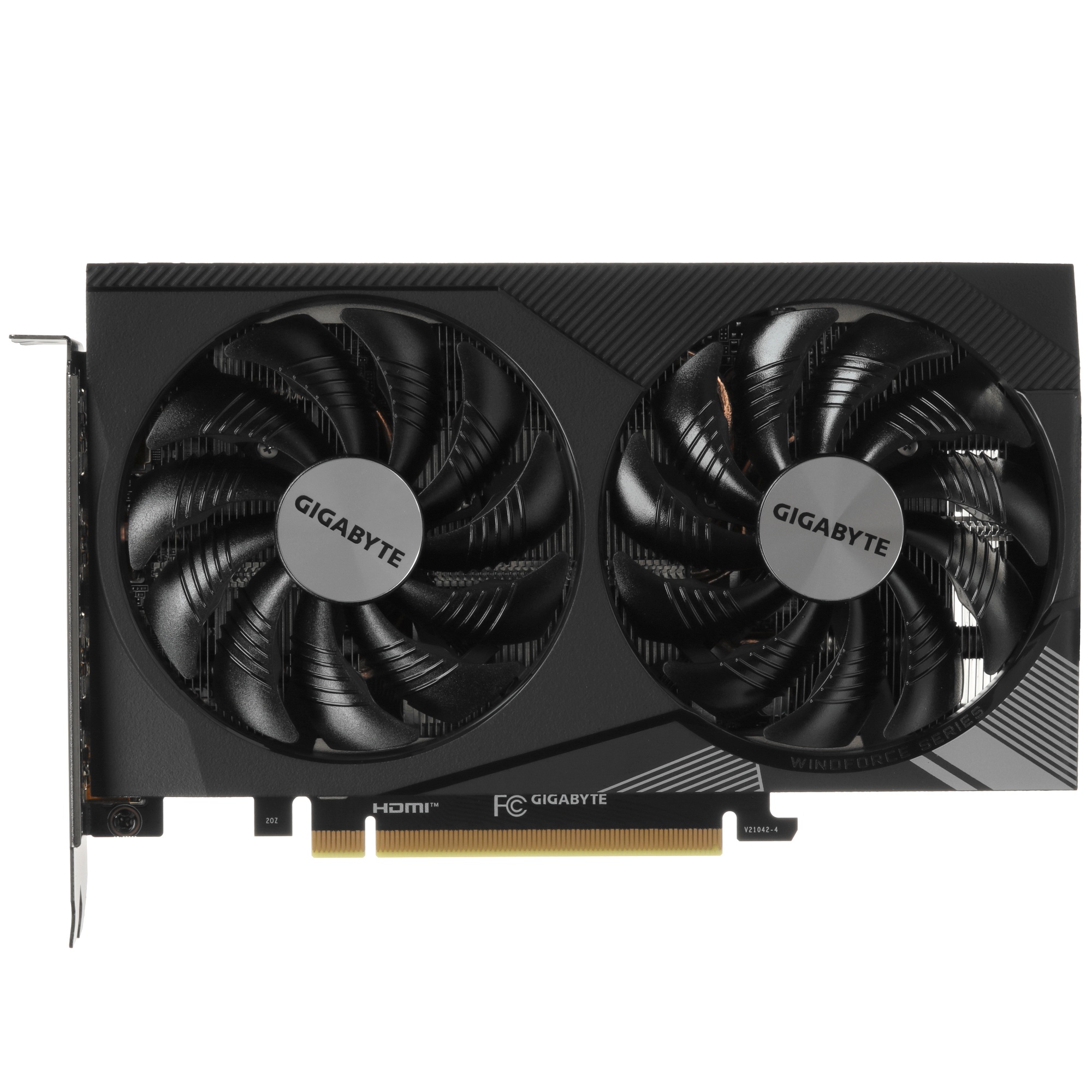 Видеокарта Gigabyte GV-N3060WF2OC-12GD (V2.0) PCIE16 12288Mb 192 GDDR6 1792/15000 HDMIx2 DPx2 HDCP R