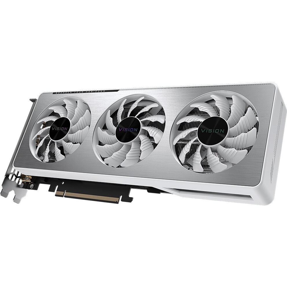 Видеокарта Gigabyte N3060VISIONOC-12GD LHR PCIE16 12288Mb 192 GDDR6 1837/15000 HDMIx2 DPx2 HDCP