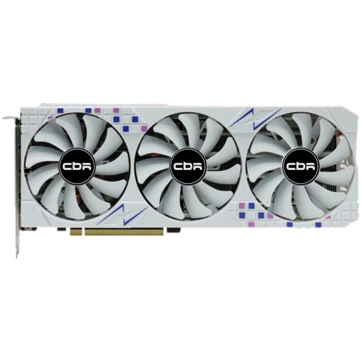Видеокарта CBR RTX 3070Ti 8GB, GDDR6, 256BIT, 1575-1770Mhz, 290W  (HDMI/3xDP)VGA-STX3070TI-8G-RTL