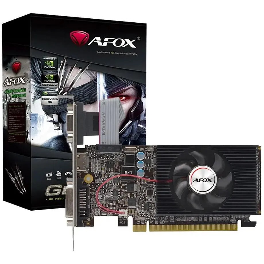 Видеокарта CBR GT610 2G, 64BIT, DDR3, 700Mhz, 29W (DVI/HDMI/CRT)VGA-STX610-2G-RTL
