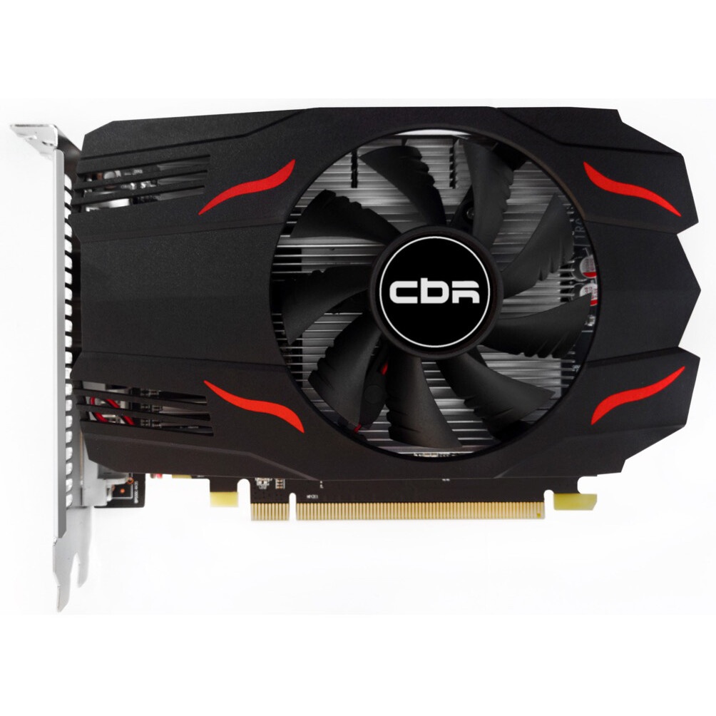 Видеокарта CBR Radeon RX 550 4G GDDR5, 128BIT, 896, 1175MHz, Single fan, PCIE 3.0, 50W (DVI/HDMI/DP) VGA-STX550-4G-RTL
