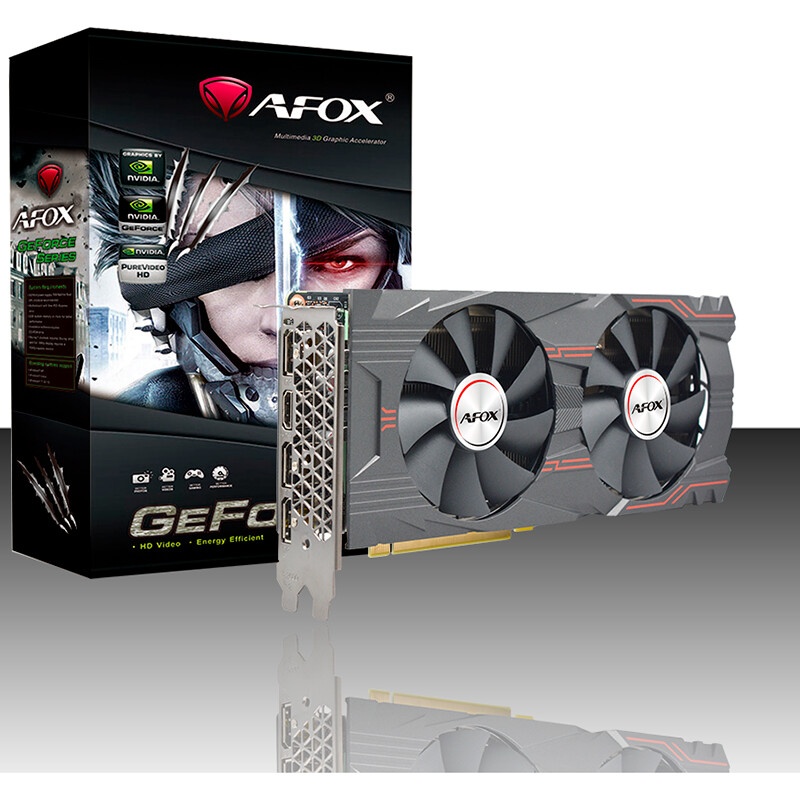 Видеокарта CBR RTX2060 Super 8G, 256BIT, GDDR6, 1470-1650Mhz, 175W (DVI/HDMI/DP)VGA-STX2060S-8G-RTL