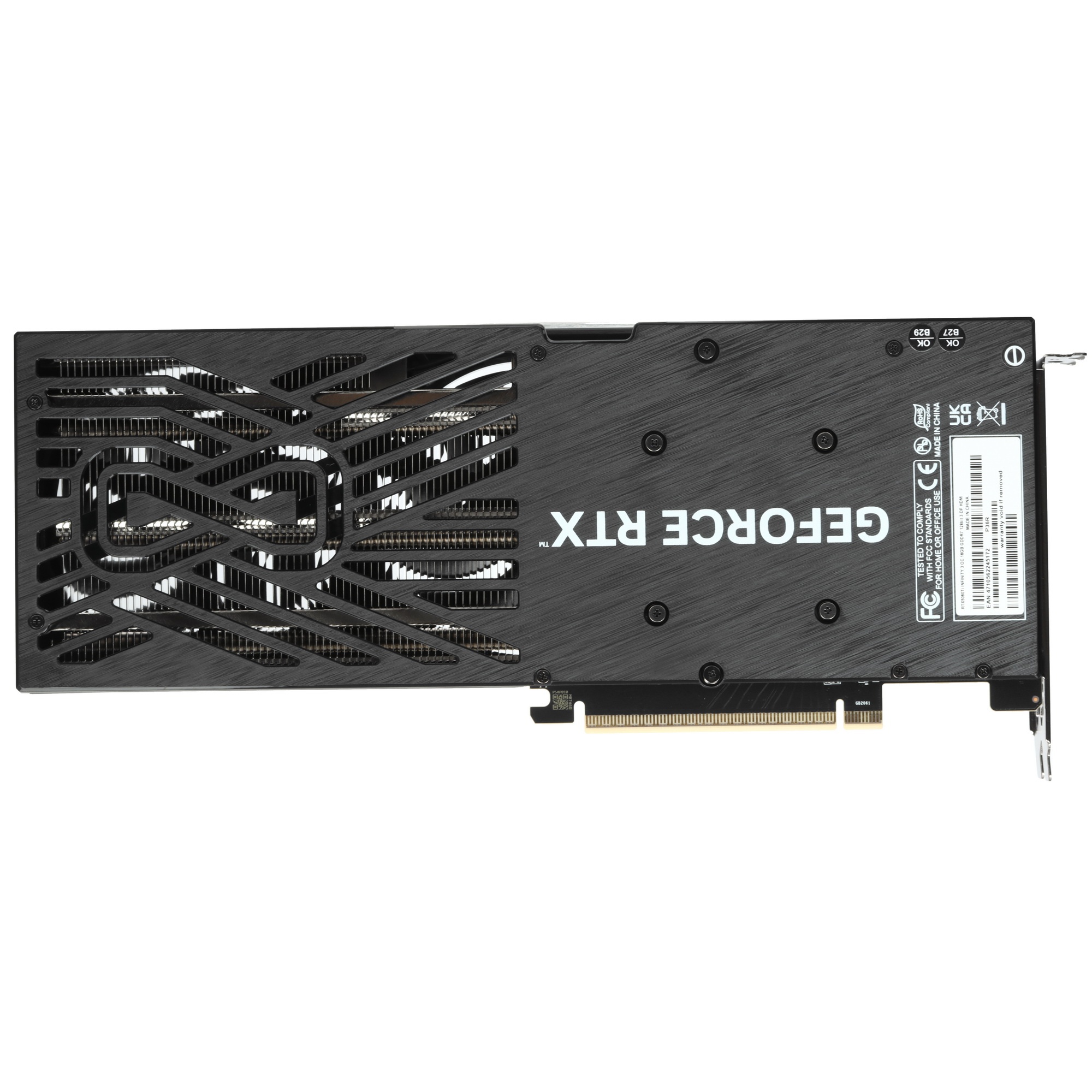 Видеокарта Palit PCI-E 5.0 RTX5060Ti INFINITY 3 OC NVIDIA GeForce RTX 5060TI 16Gb 128bit GDDR7 2407/