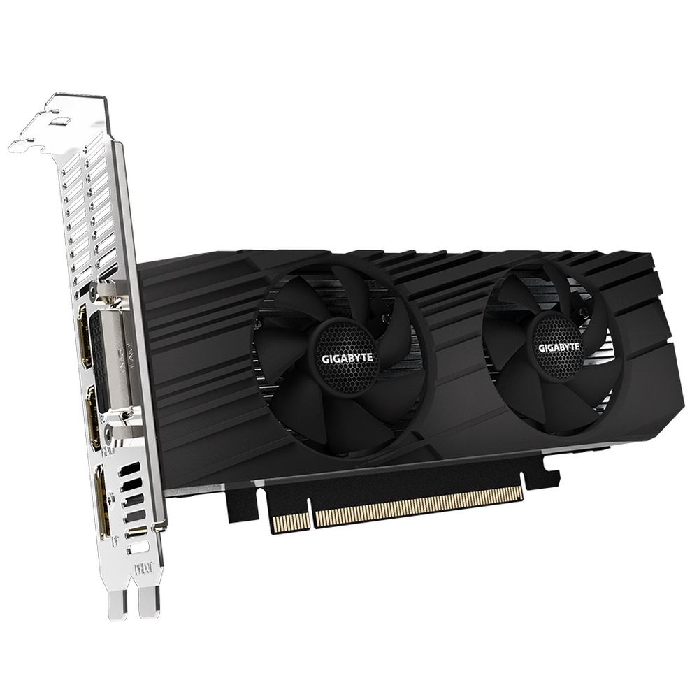 Видеокарта Gigabyte GTX1650 D6 Low Profile 4GB GDDR6 128-bit HDMIx2 DP DVI-D GDDR6 128-bit HDMIx2 DP DVI-D