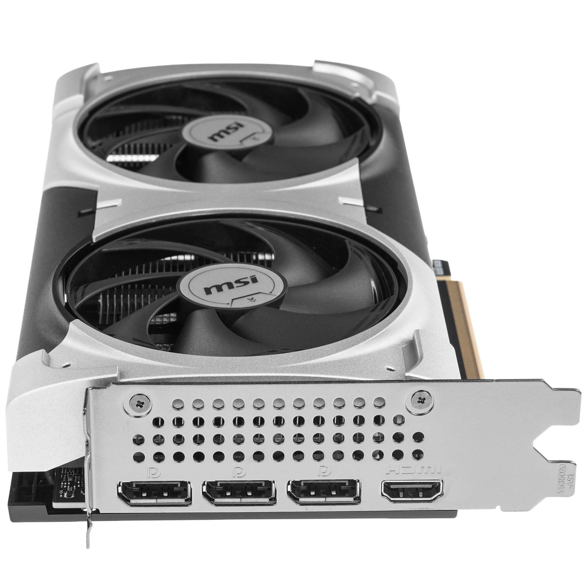 Видеокарта MSI RTX5060Ti 8G VENTUS 2X OC PLUS GeForce RTX5060TI 8Gb 128bit GDDR7 2617/28000 HDMIx1 D
