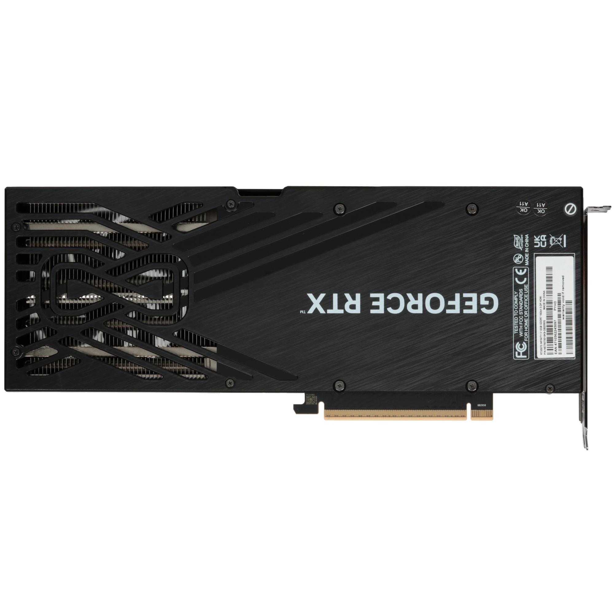 Видеокарта Palit PA-RTX5070 INFINITY 3 12GB  RTX 5070 12Gb 192bit GDDR7 2325/28000 HDMIx1 DPx3 HDCP