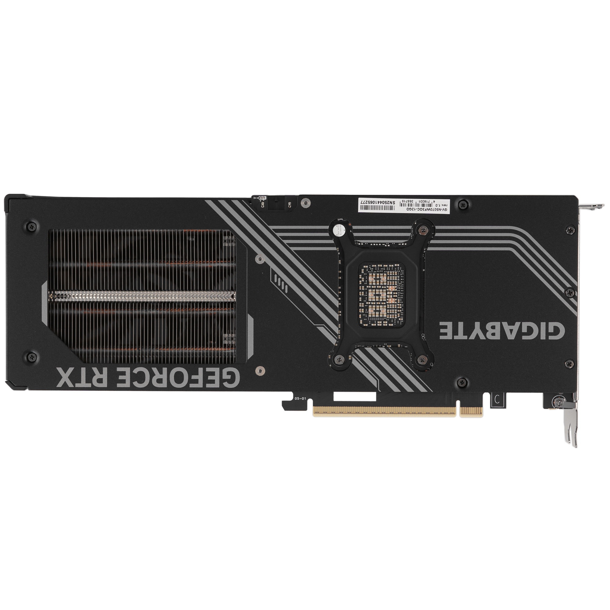 Видеокарта Gigabyte PCI-E GV-N5070WF3OC-12GD 1.0 NVIDIA GeForce RTX 5070 12Gb 192bit GDDR7 2805/2800