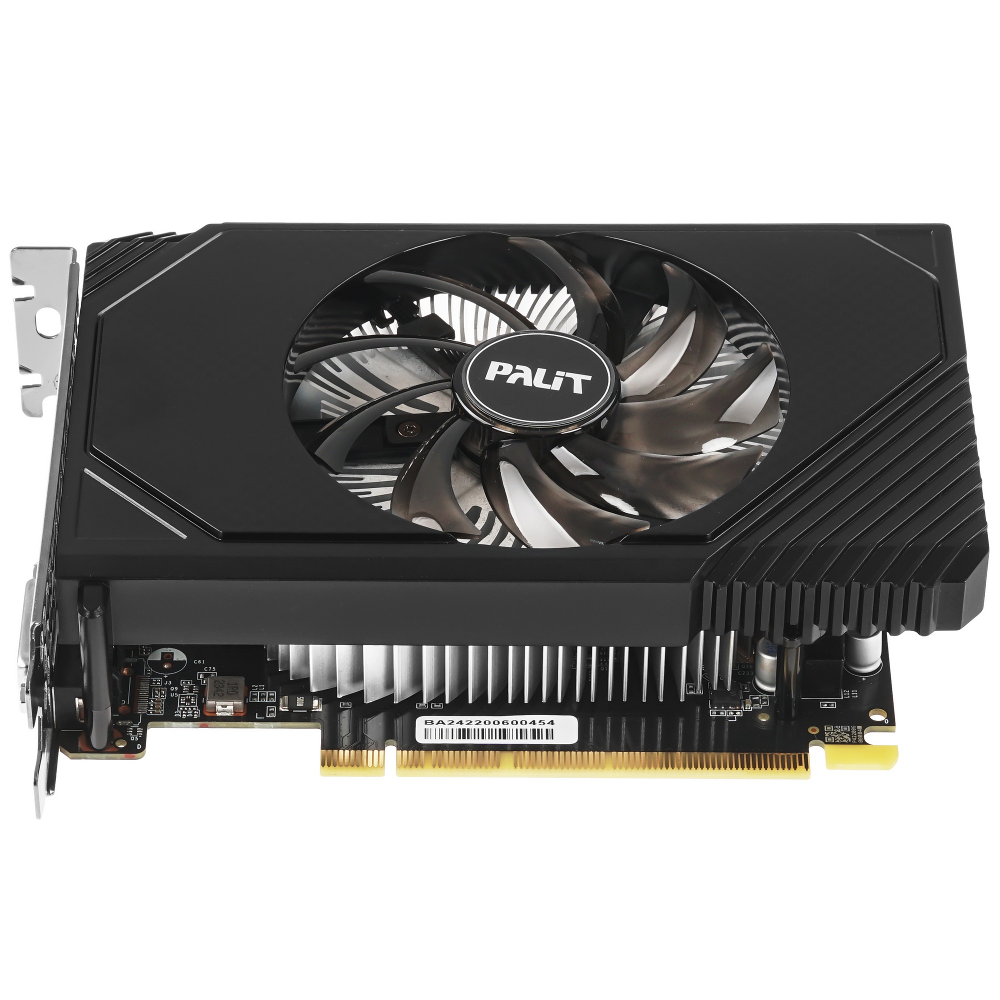 Видеокарта Palit RTX3050 STORMX OC 6Gb NVIDIA GeForce RTX 3050 6Gb PCI-E 4.0 96bit GDDR6 1042/14000