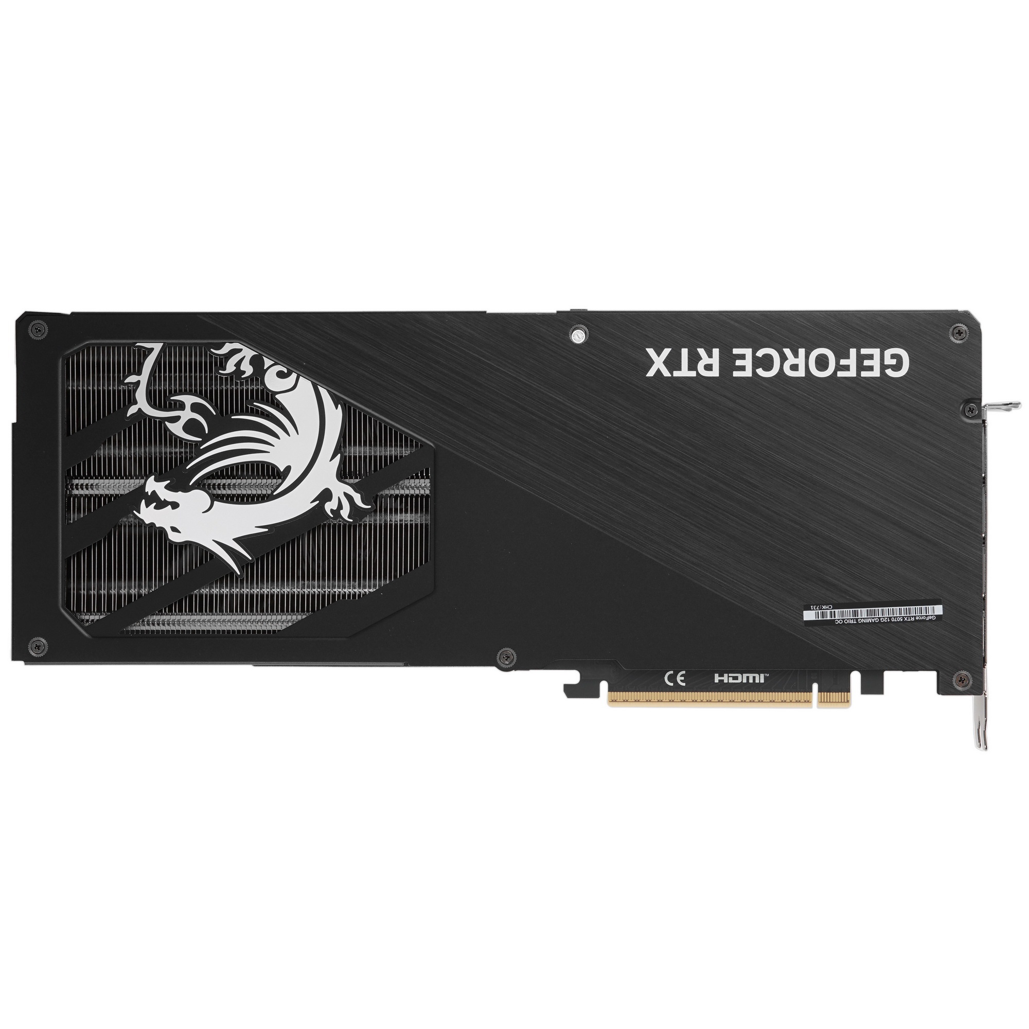 Видеокарта MSI RTX5070 GAMING TRIO OC 12GB GDDR7 192bit 3xDP HDMI 3FAN RTL