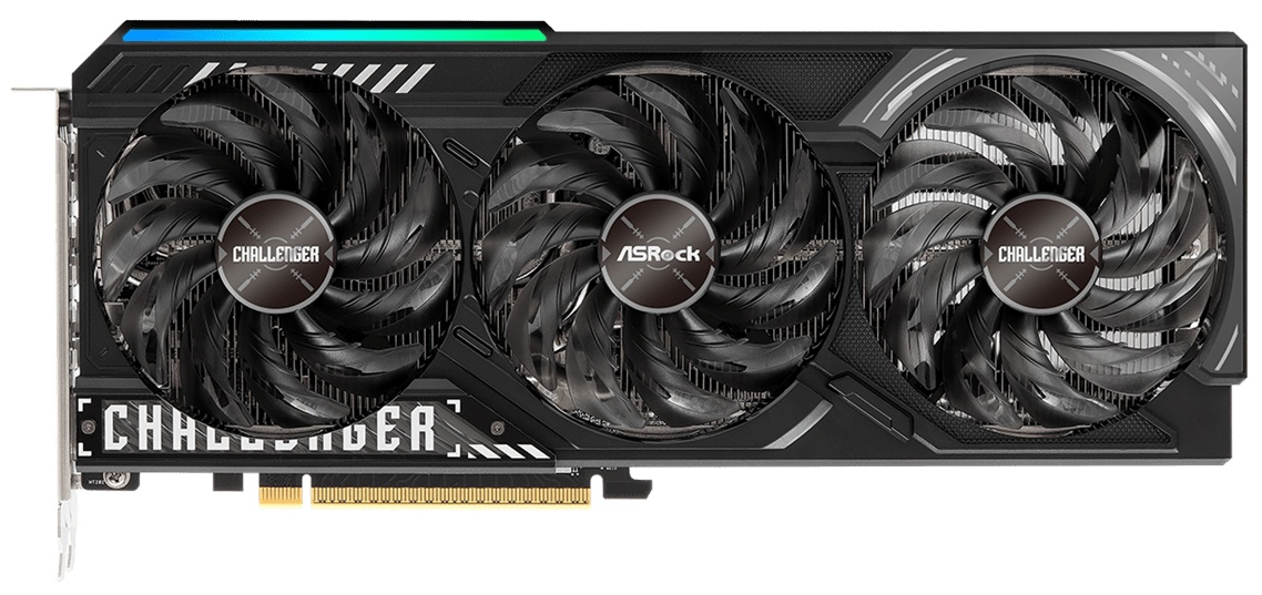 Видеокарта ASRock Radeon RX 9070 XT Challenger 16GB//RX 9070XT, HDMI, DP*3, 16G, D6