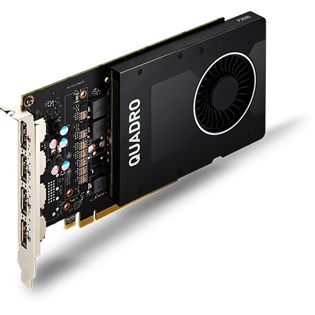 Видеокарта NVIDIA Quadro P2000 (VCQP2000-SB) 5GB GDDR5 160-bit 16nm (HDCP)/DisplayPort*4 to DVI-D (S
